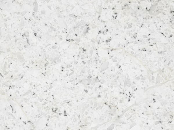 Colonial Ice granite polished slab surface texture — White tones, quarried from Brazil