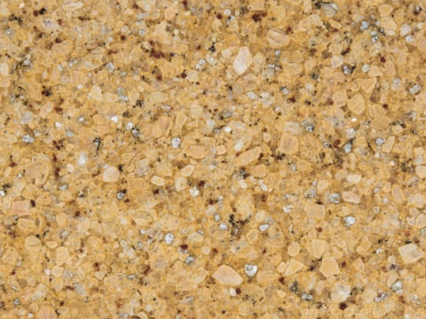 Crystal Yellow granite polished slab surface texture — Gold/Yellow tones, quarried from Brazil
