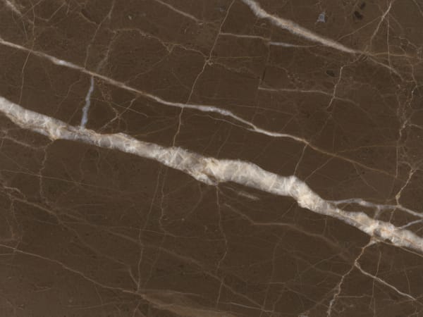 Dynasty Brown marble polished slab surface texture — Brown tones, quarried from India / Brazil
