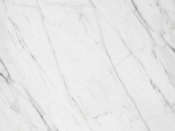 Elegant White marble polished slab surface texture — White tones, quarried from Italy / Turkey