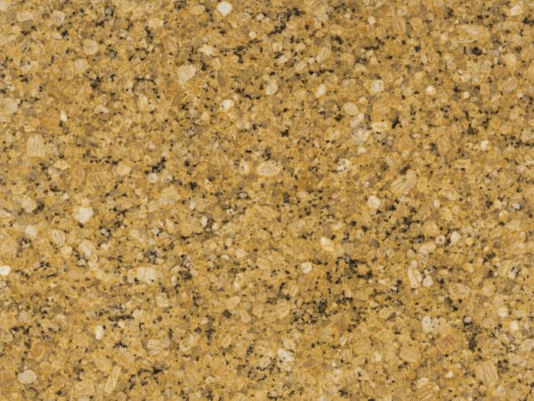 Ferro Gold granite polished slab surface texture — Gold/Yellow tones, quarried from Brazil