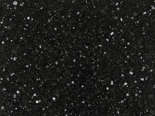 Galaxy Black Pearl granite polished slab surface texture — Black tones, quarried from India