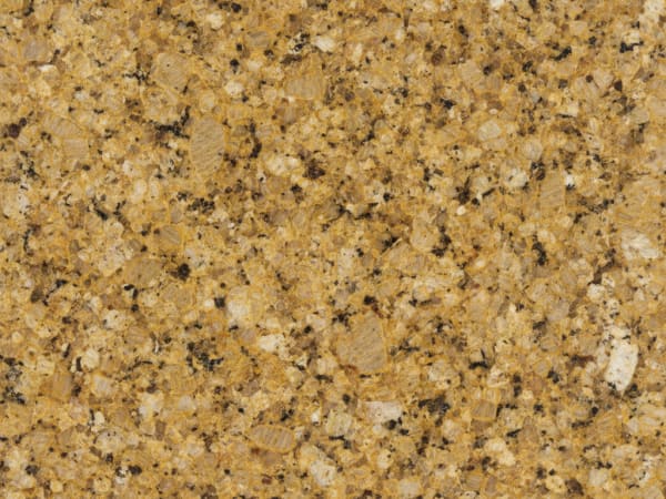 Golden Oak granite polished slab surface texture — Gold/Yellow tones, quarried from Brazil