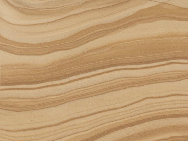 Golden Teak Sandstone sandstone polished slab surface texture — Gold/Yellow tones, quarried from India