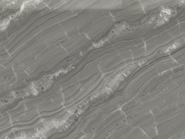 Infinity Grey quartzite polished slab surface texture — Grey tones, quarried from Brazil