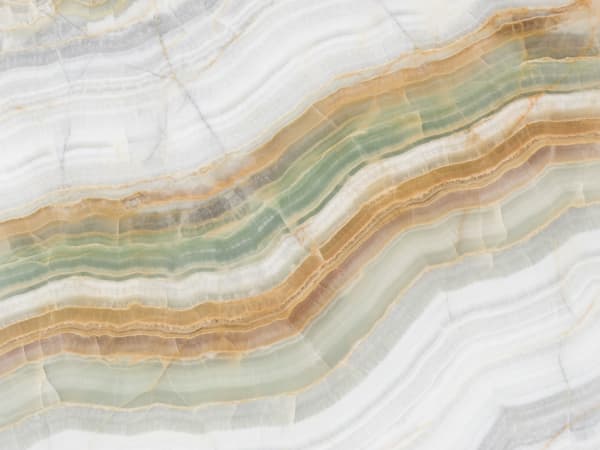Onice Verde onyx polished slab surface texture — White tones, quarried from Pakistan / Iran
