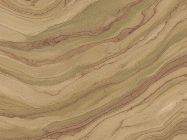 Raj Green Sandstone sandstone polished slab surface texture — Tan/Beige tones, quarried from India (Rajasthan)
