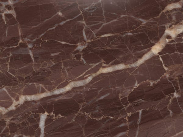Rojo Alicante marble polished slab surface texture — Red/Pink tones, quarried from Spain (Alicante)