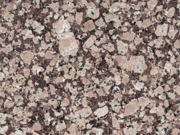 Rosa Porrino granite polished slab surface texture — Red/Pink tones, quarried from Spain (Galicia — O Porriño)