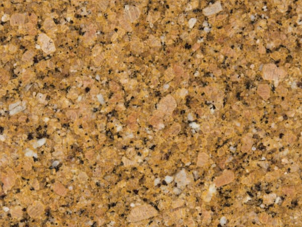 Savanna Gold granite polished slab surface texture — Gold/Yellow tones, quarried from India