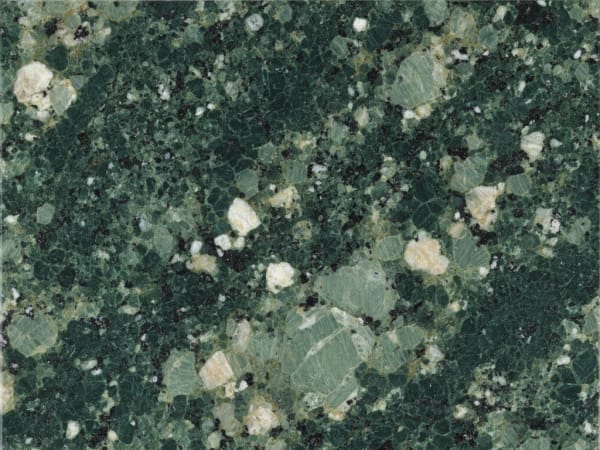 Verde Labrador Peacock granite polished slab surface texture — Blue tones, quarried from Norway