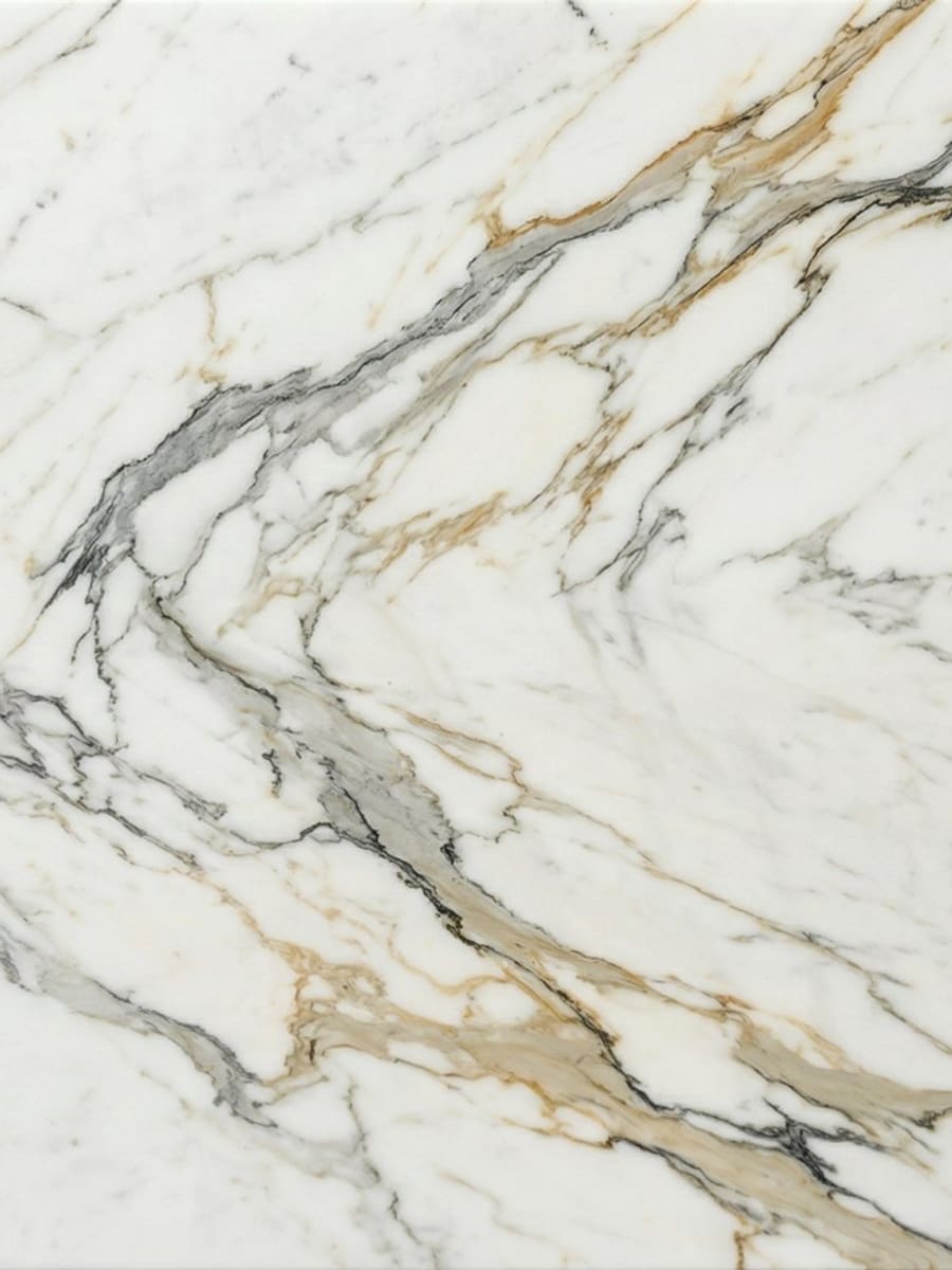 calacatta gold natural stone — dramatic veining