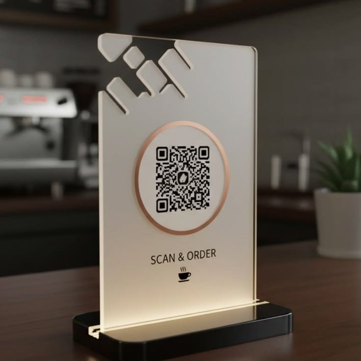 Présentoirs QR code