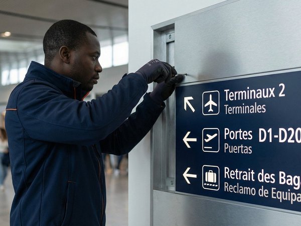 Signalétique Aéroport International Blaise Diagne