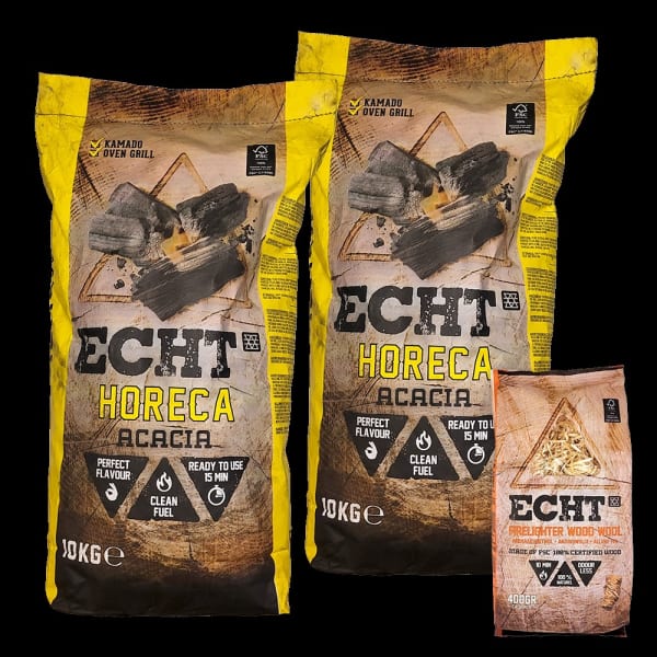 ECHT combideal Horeca 2x en aanmaakhoutwol
