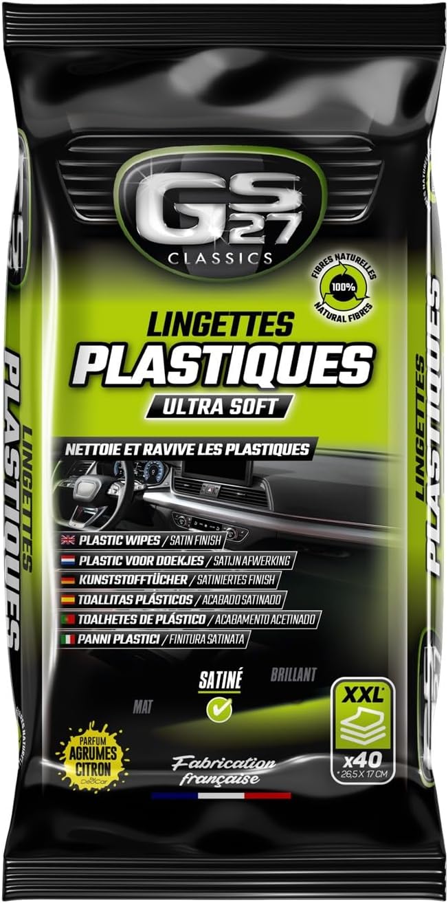 Gs Lingettes Plastiques Voiture
