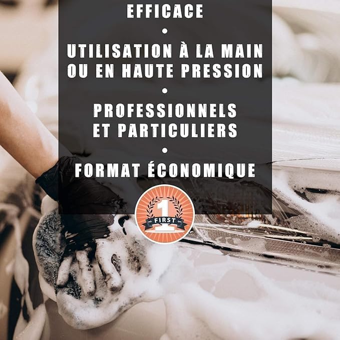 Vue 3 de Shampoing Nettoyant Voiture Efficace