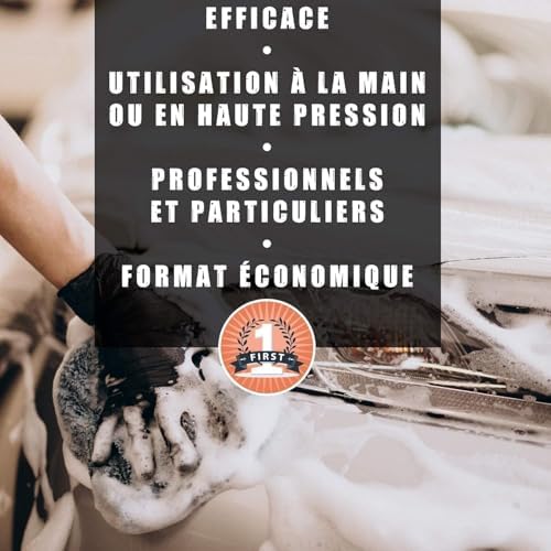 Vue 5 de Shampoing Nettoyant Voiture Efficace