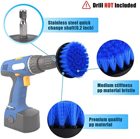 Vue 3 de Brosse Perceusebrosse Nettoyage Rotative