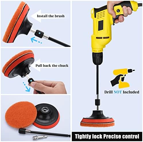 Vue 4 de Brosse Perceusebrosse Nettoyage Rotative