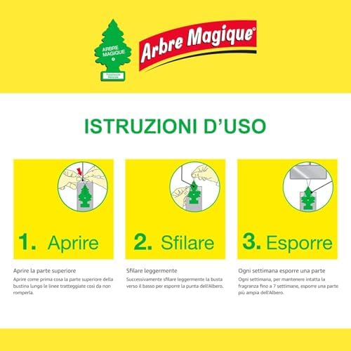 Vue 2 de Desodorisant Arbre Magique Sport