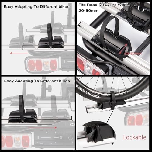 Vue 3 de Cxwxc Porte Velo Electrique