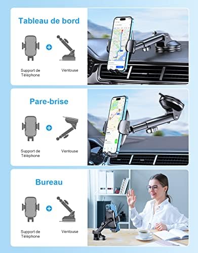 Vue 2 de Cirycase Support Telephone Voiture