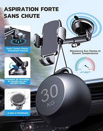 Vue 3 de Cirycase Support Telephone Voiture
