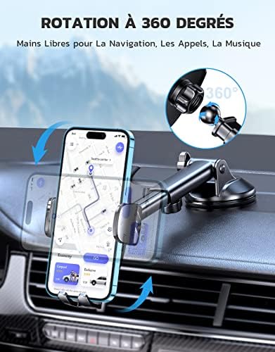 Vue 4 de Cirycase Support Telephone Voiture