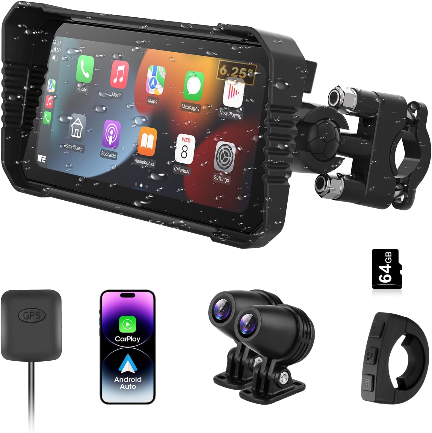 Carplay Moto Avec Pouces