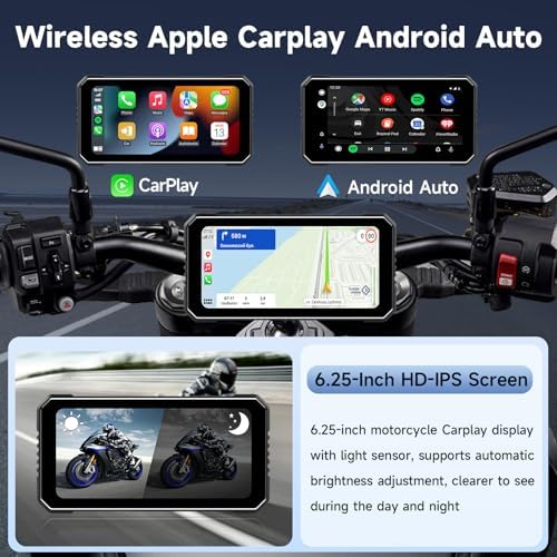 Vue 3 de Carplay Moto Avec Pouces