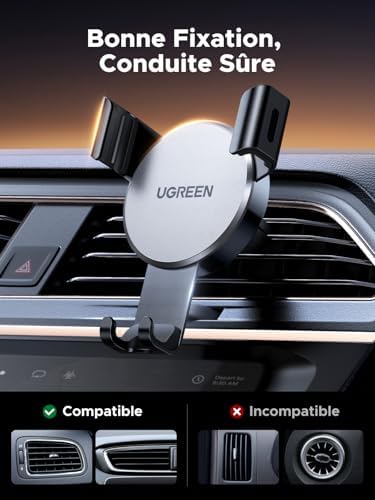Vue 2 de Ugreen Support Telephone Voiture
