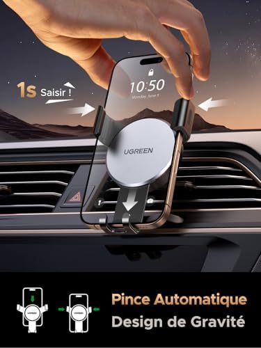 Vue 3 de Ugreen Support Telephone Voiture