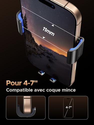 Vue 5 de Ugreen Support Telephone Voiture