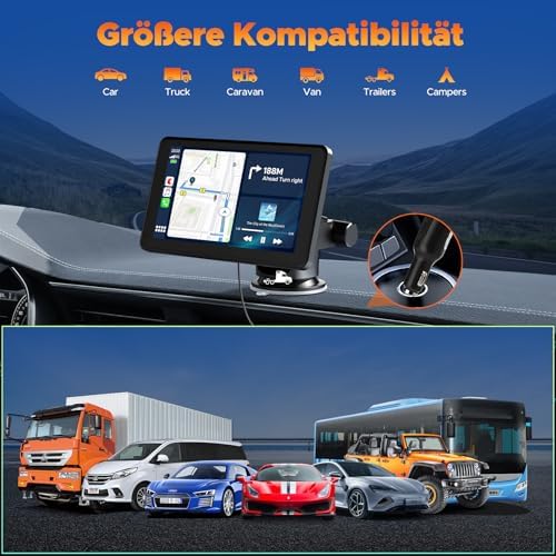 Vue 6 de Volam Ecran Carplay Voiture