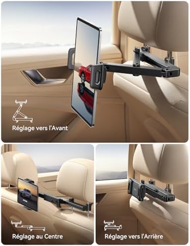 Vue 3 de Joyroom Support Tablette Voiture