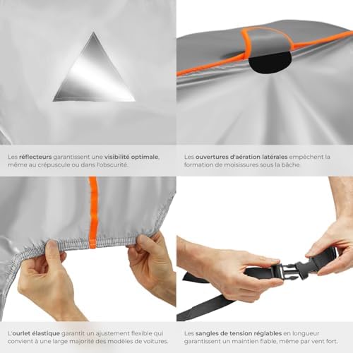 Vue 5 de Tectake Bache De Protection