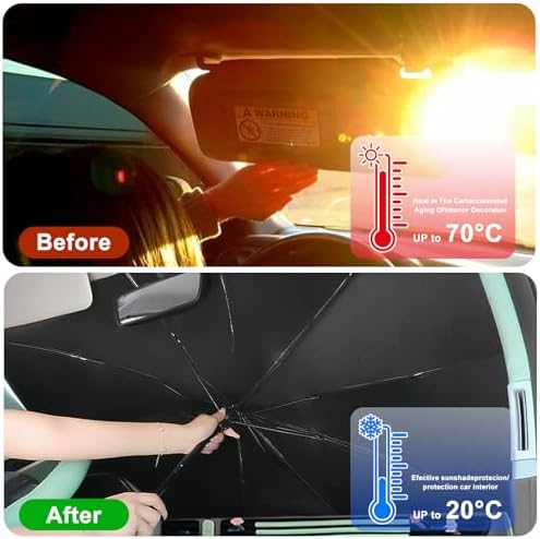 Vue 3 de Pare Soleil Voiture Universel
