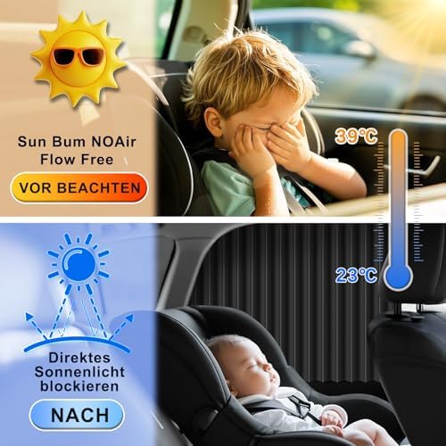 Vue 4 de Xcbyt Pare Soleil Voiture