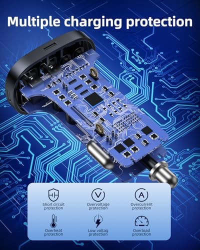 Vue 6 de Chargeur Allume Cigare Usb