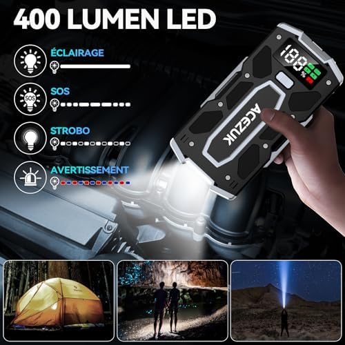Vue 5 de Acezuk Booster Batterie Voiture