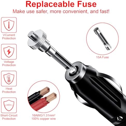 Vue 4 de Ftm Rallonge Allume Cigare