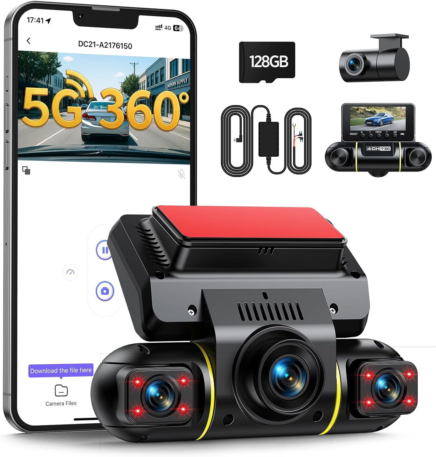 Lamtto Degres Dashcam Voiture