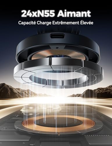 Vue 4 de Joyroom Support Telephone Voiture