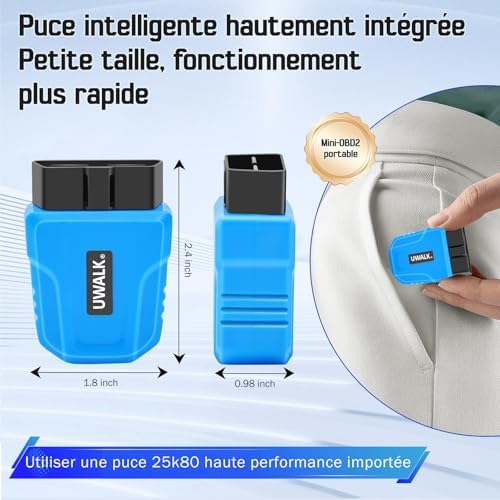 Vue 6 de Bluetooth Obd Auto Valise