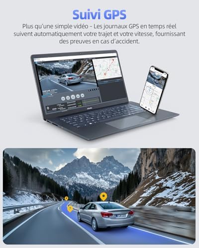 Vue 4 de Cievie Dashcam Voiture