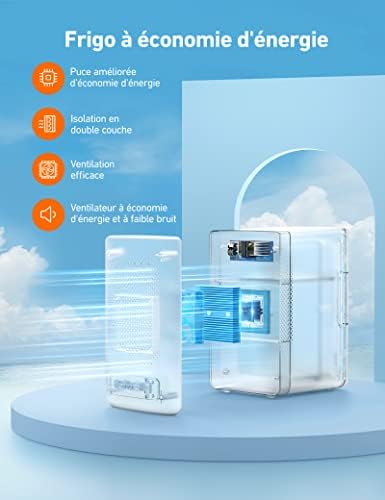 Vue 2 de Astroai Mini Frigo De