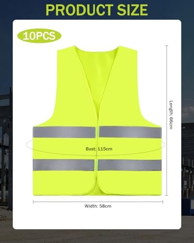 Vue 2 de Lot De Gilets Jaunes