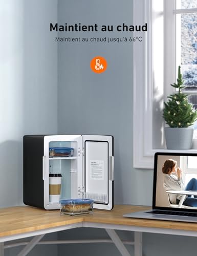 Vue 6 de Astroai Mini Frigo De