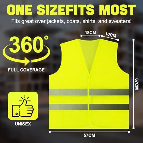 Vue 5 de Gilet De Securite Jaune